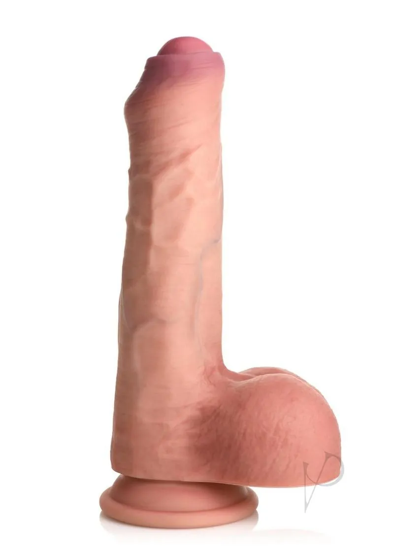 Jock Dual Dense Uncut Dildo 8.7 Tan