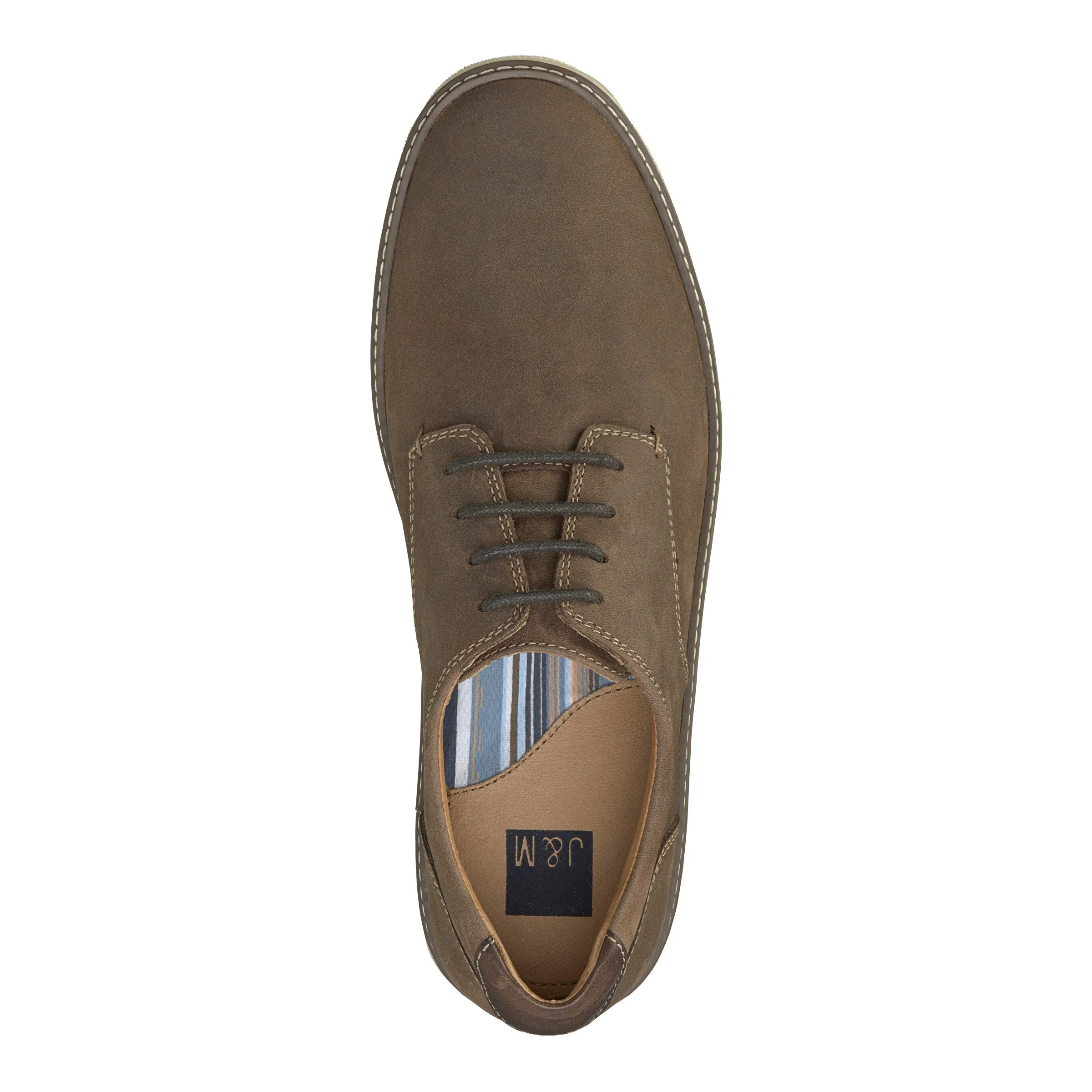 Johnston & Murphy Men's McGuffey Plain Toe Tan Oiled Leather 251642