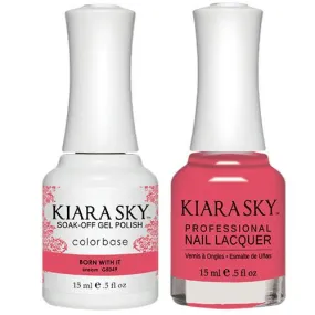 Kiara Sky All-in-One Gel   Polish Duo - 5049 Born With It