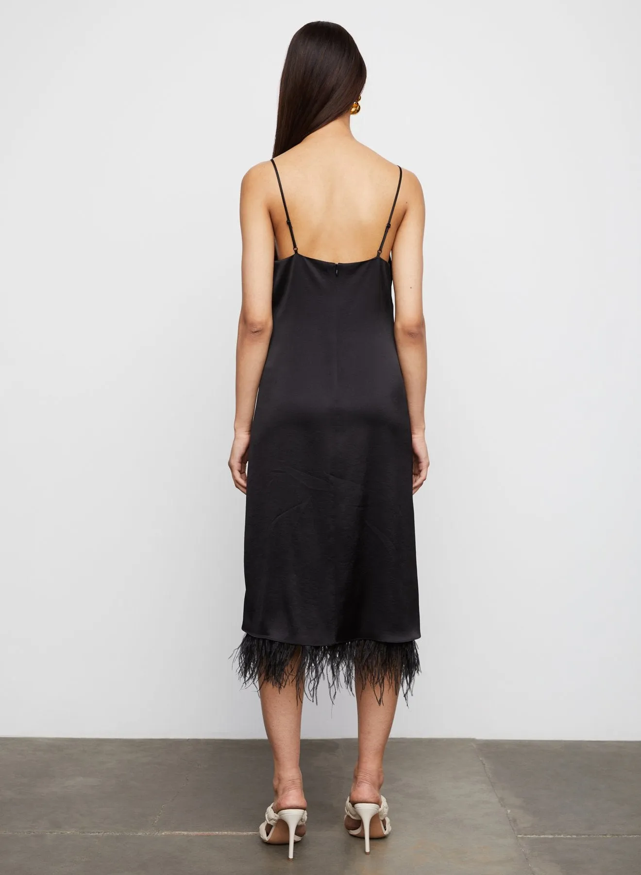 Leilani Slip Dress in Black