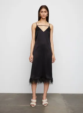 Leilani Slip Dress in Black