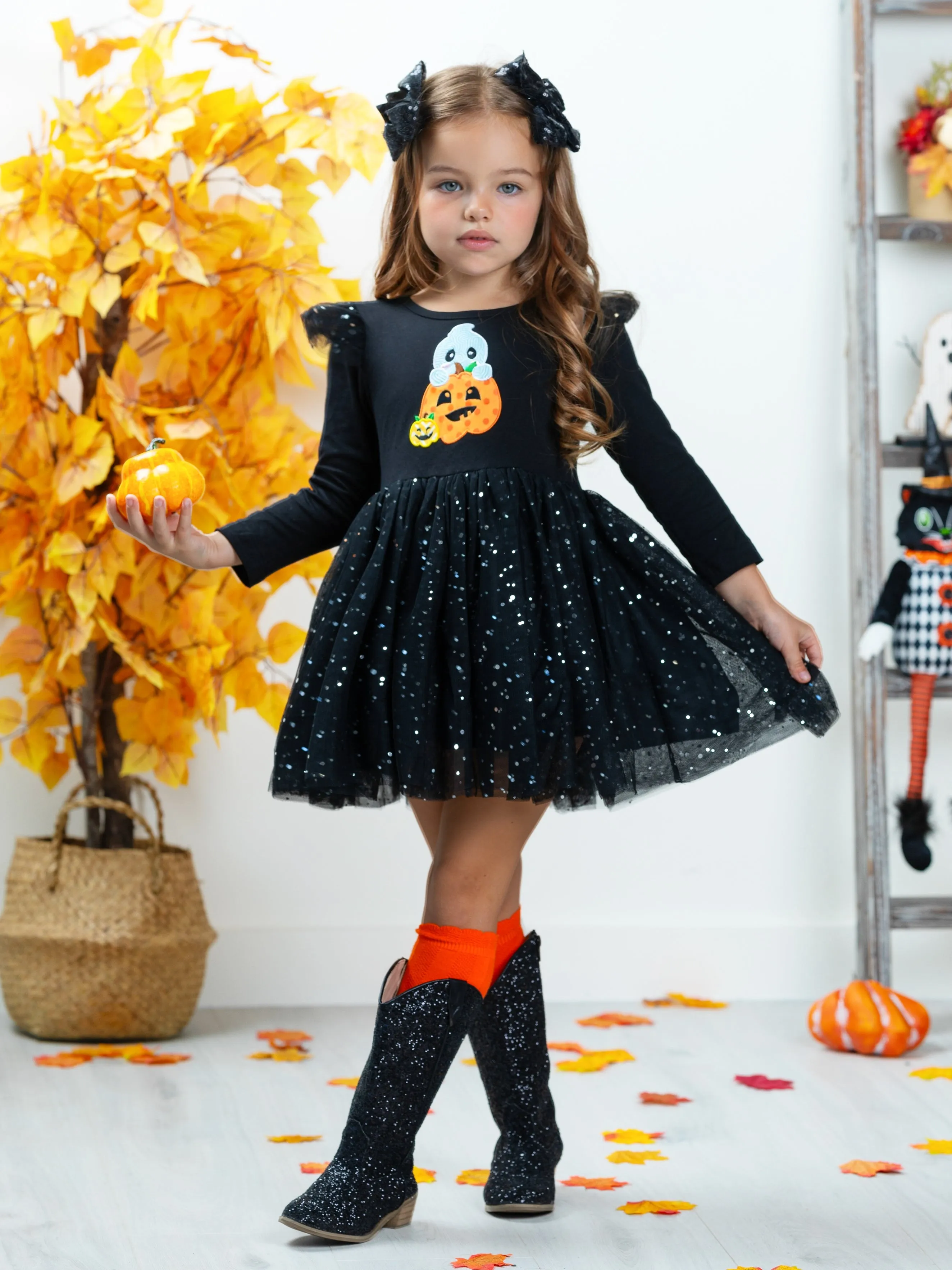 Lift Your Spirits Glitter Tutu Dress