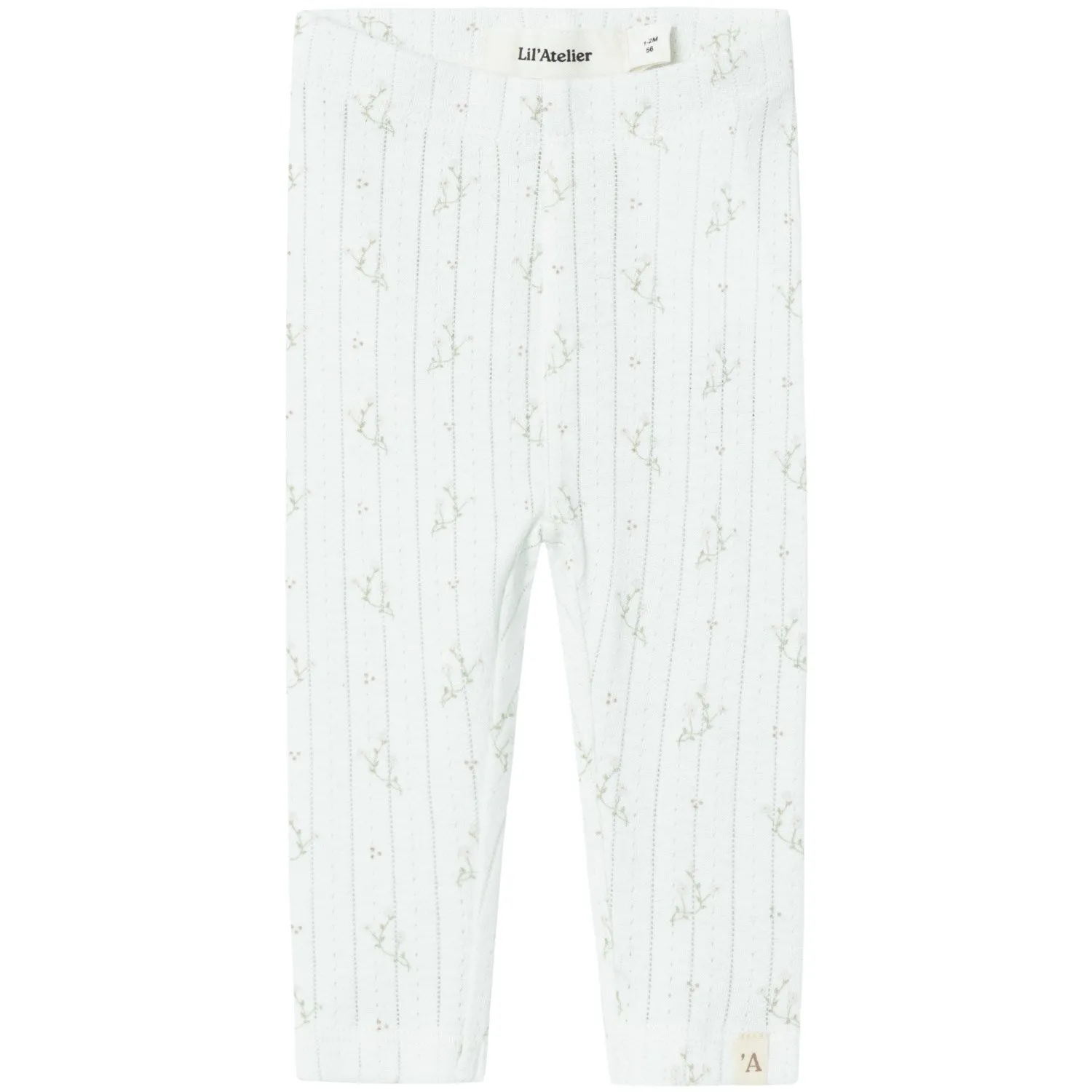 Lil'Atelier Coconut Milk Rachello Dee Slim Leggings