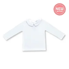 Long Sleeve Peter Pan Collar Shirt