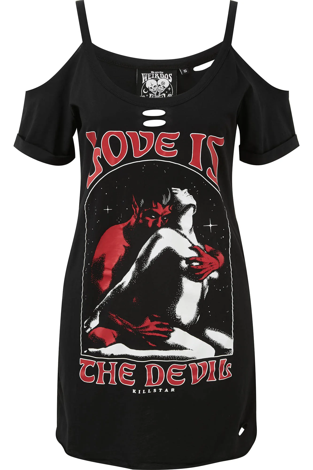 Love Devil Distress Top