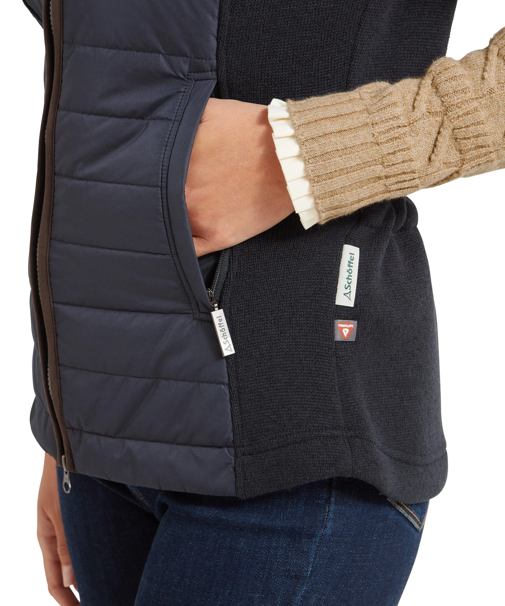 Lyndon Hybrid Gilet - Petrol Blue