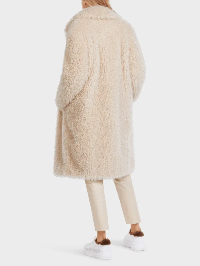 Marc Cain Collections Fun Fur Coat In Soft Blossom VC 11.25 W68 COL 157