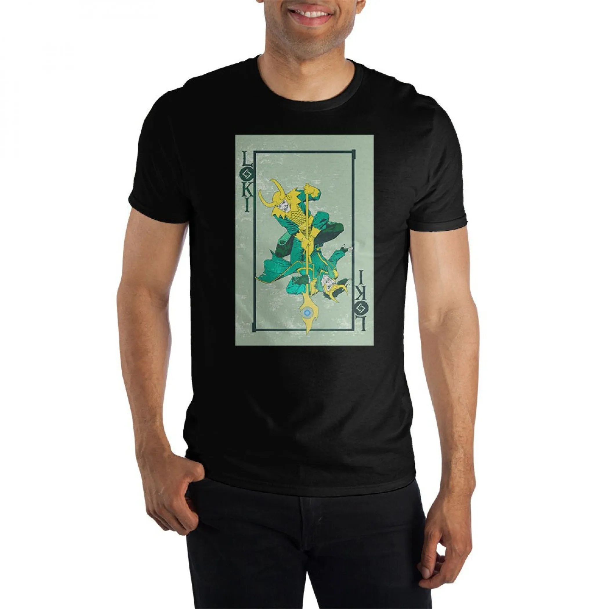 Marvel Loki Playing Card T-Shirt