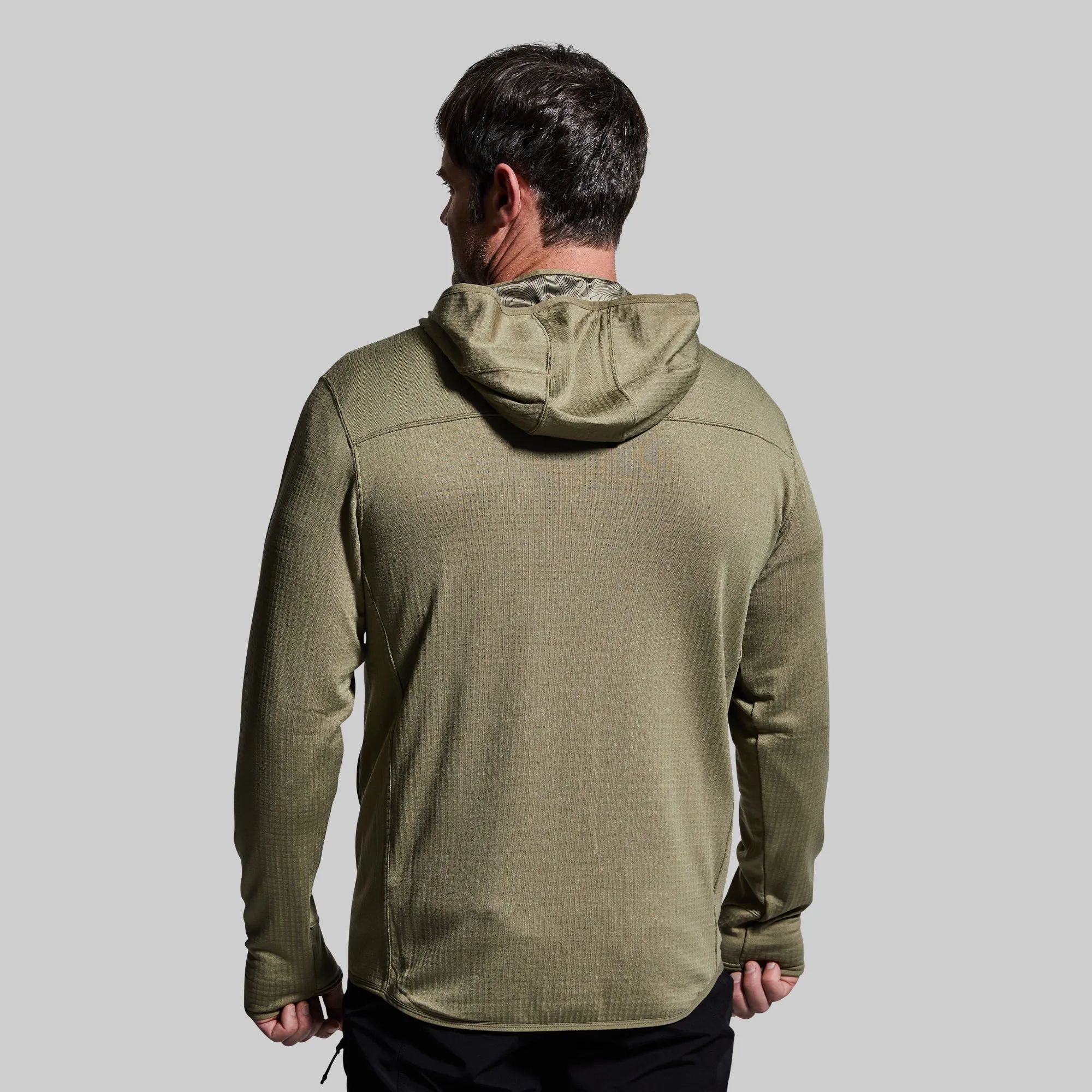 Men's Quiver Full Zip Hoodie (Sage Brush)