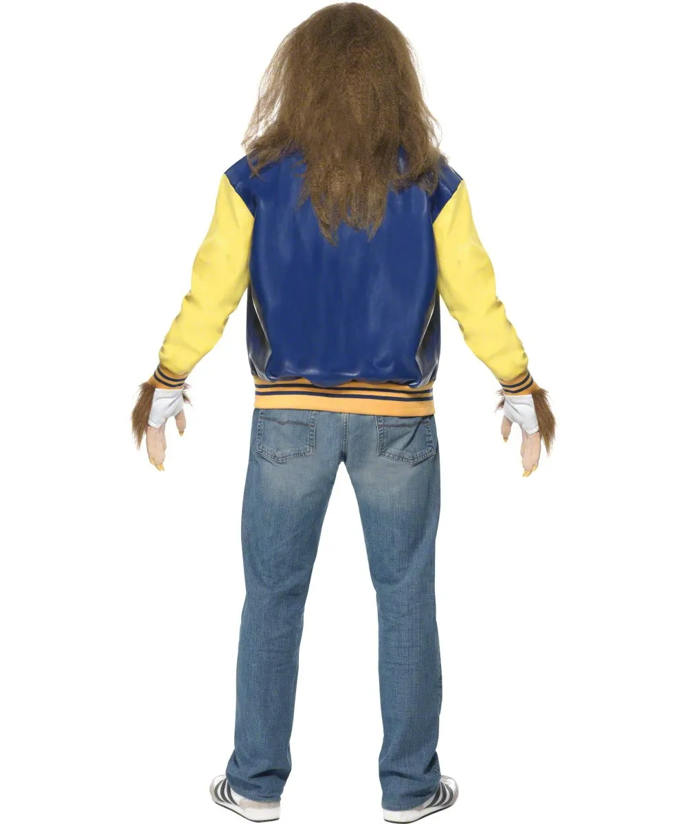 Men's Teen Wolf 1980s Retro Halloween Costume   Wig