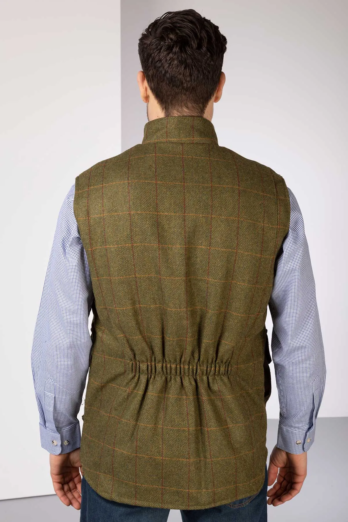 Men's Tweed Gilet - Wykeham