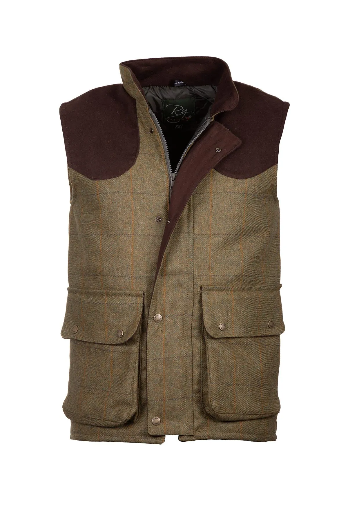 Men's Tweed Gilet - Wykeham