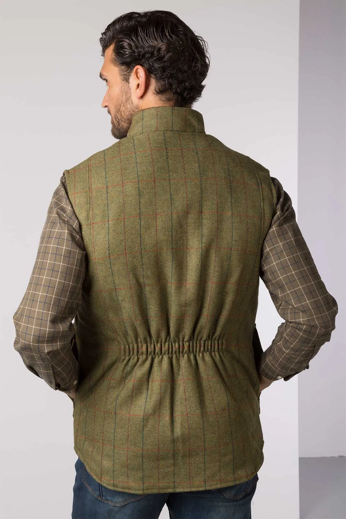 Men's Tweed Gilet - Wykeham