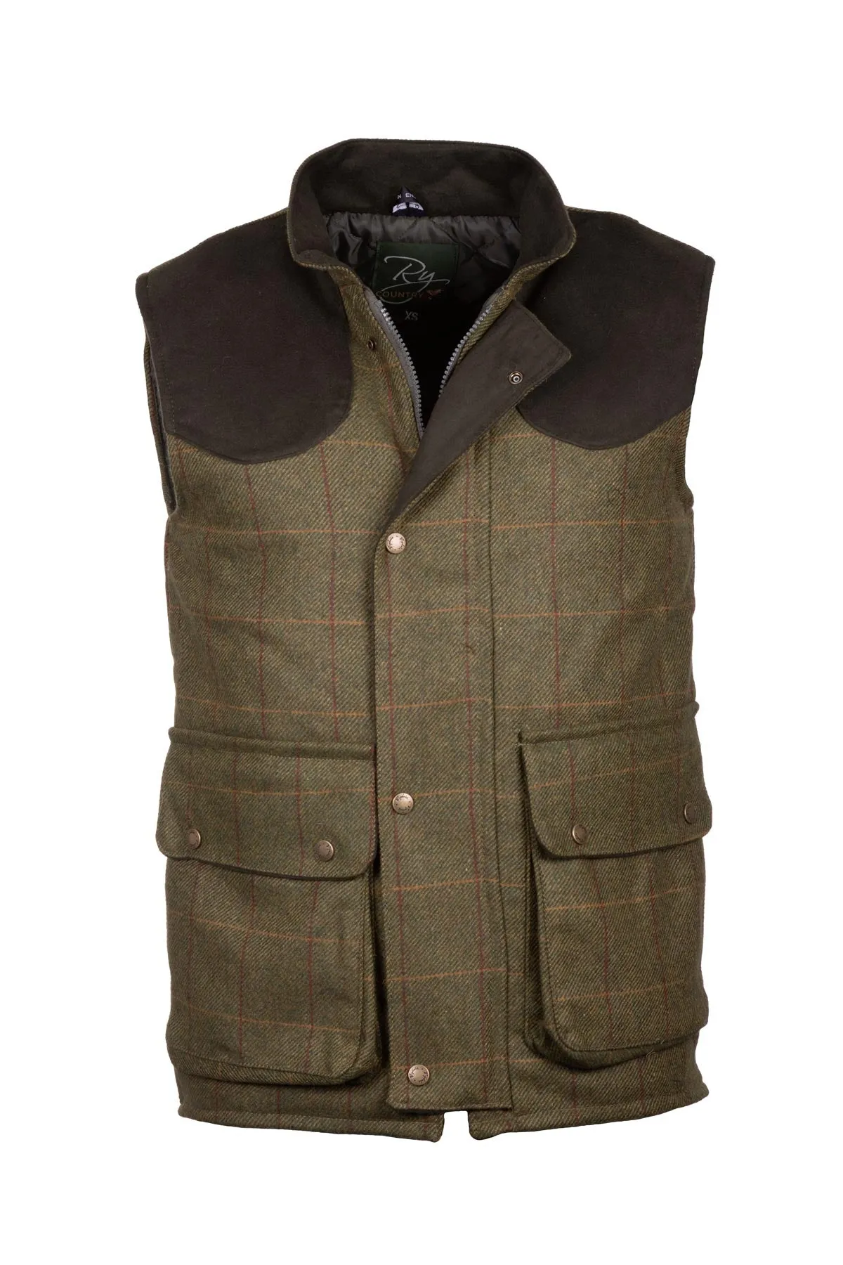 Men's Tweed Gilet - Wykeham