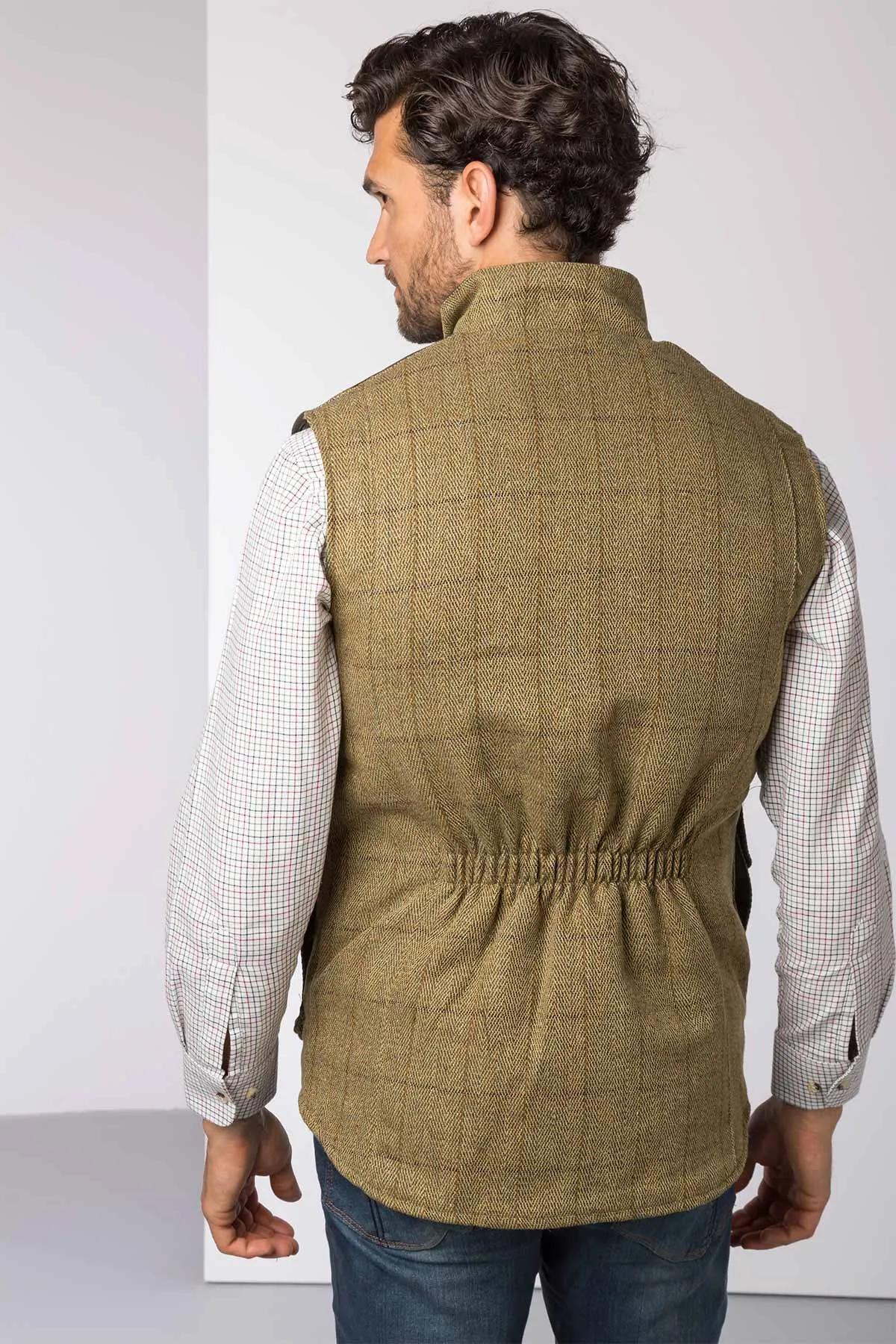 Men's Tweed Gilet - Wykeham