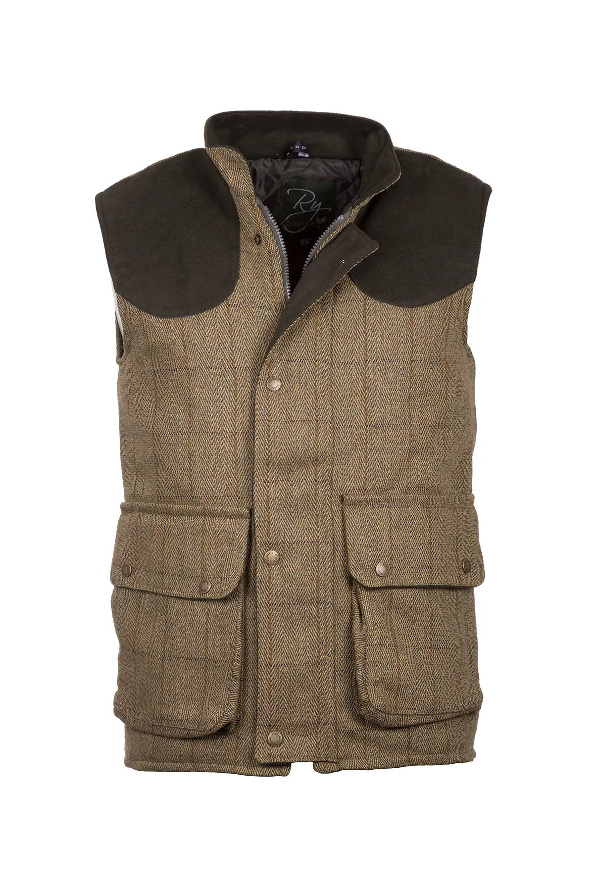 Men's Tweed Gilet - Wykeham