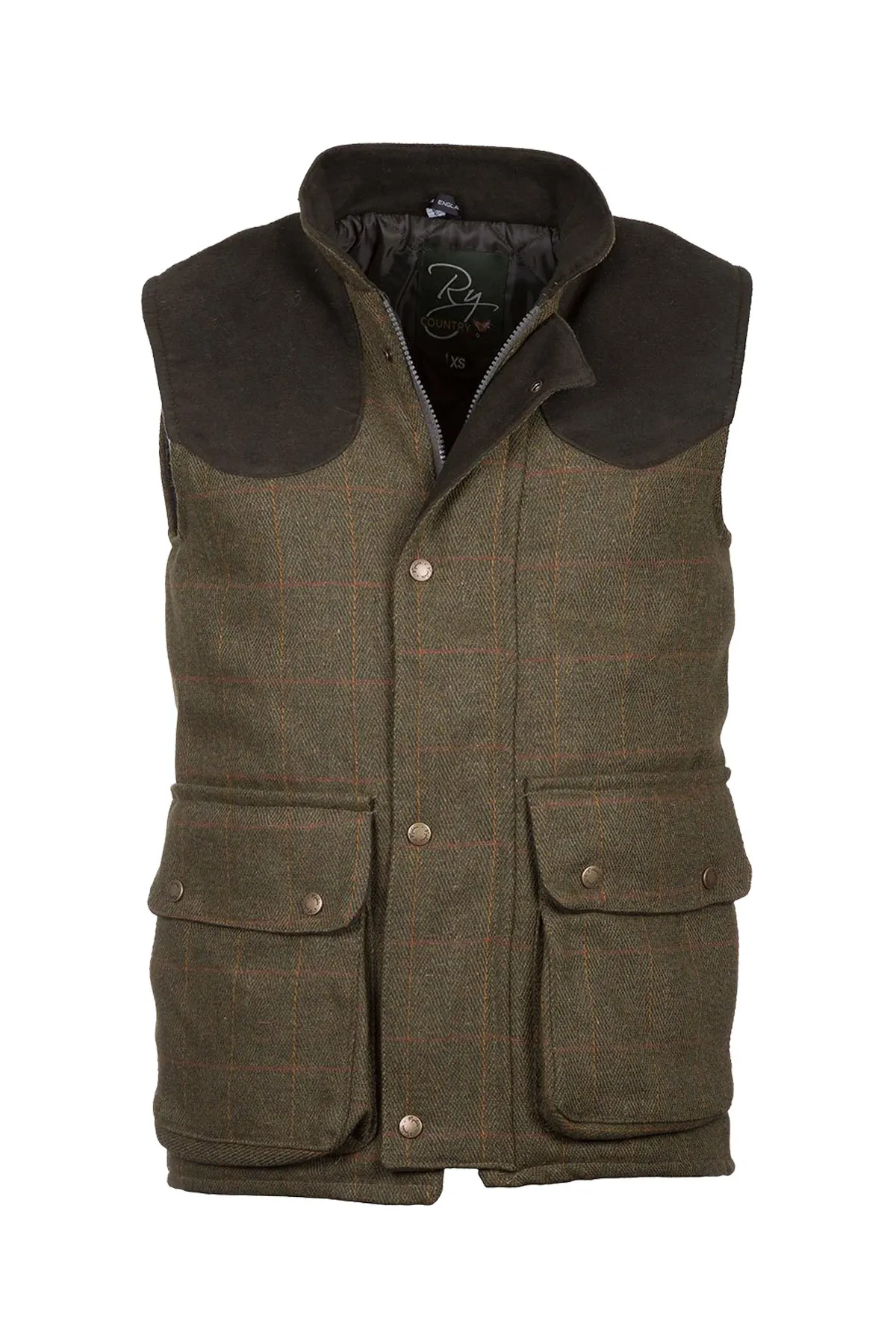 Men's Tweed Gilet - Wykeham