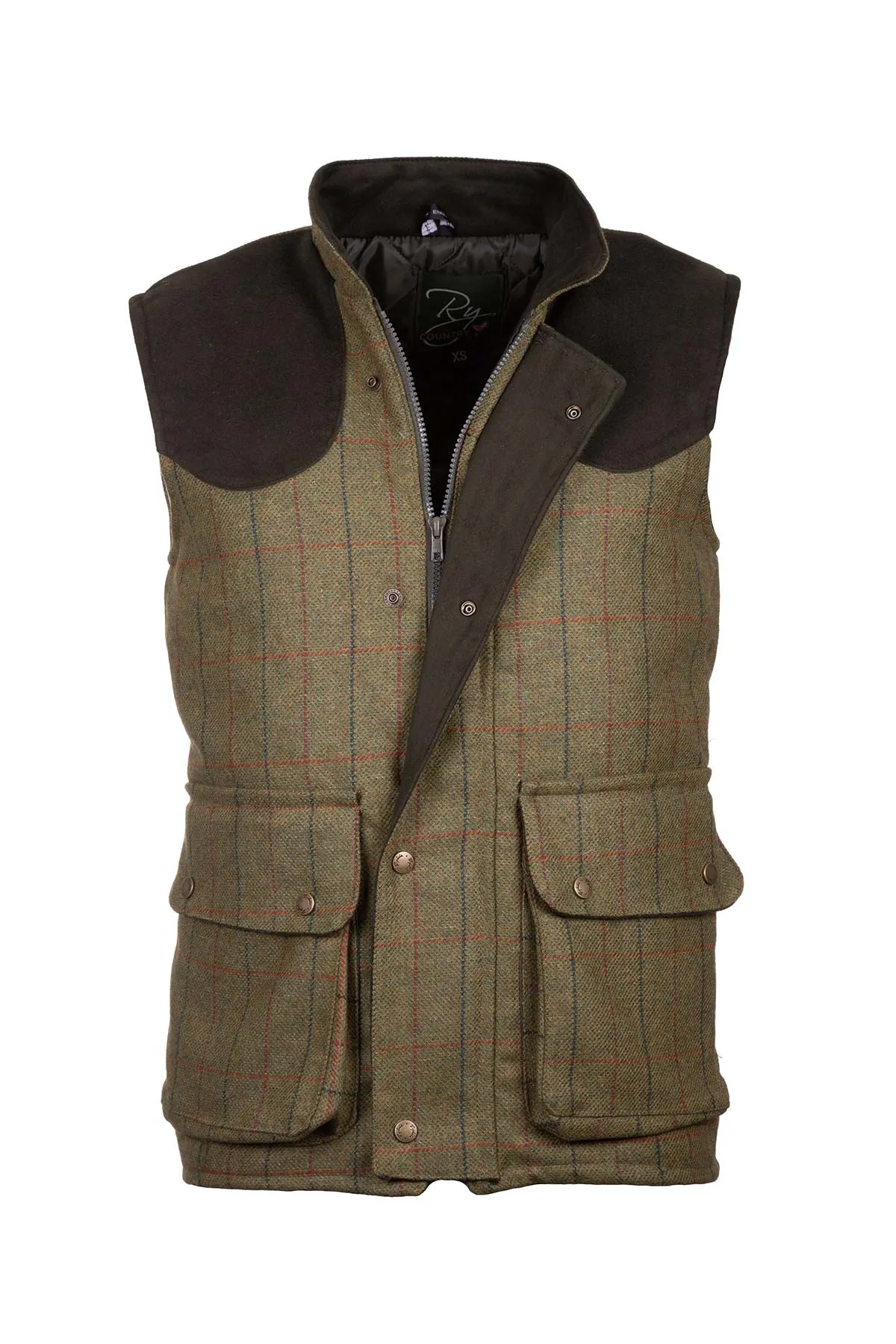 Men's Tweed Gilet - Wykeham