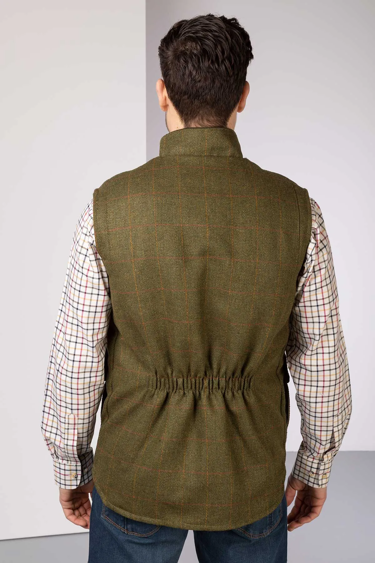 Men's Tweed Gilet - Wykeham