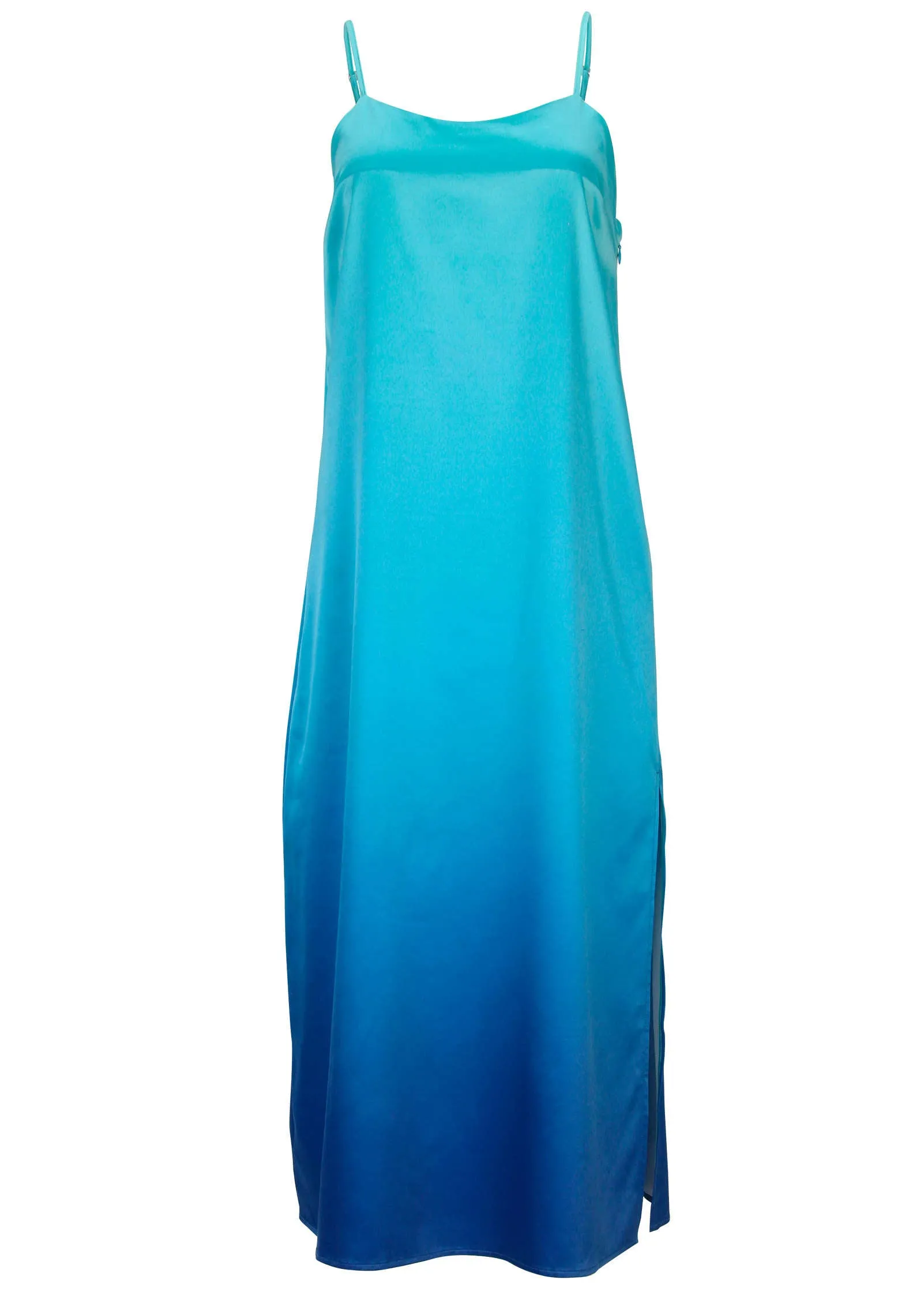 Midi Slip Dress - Atlantis Ombre