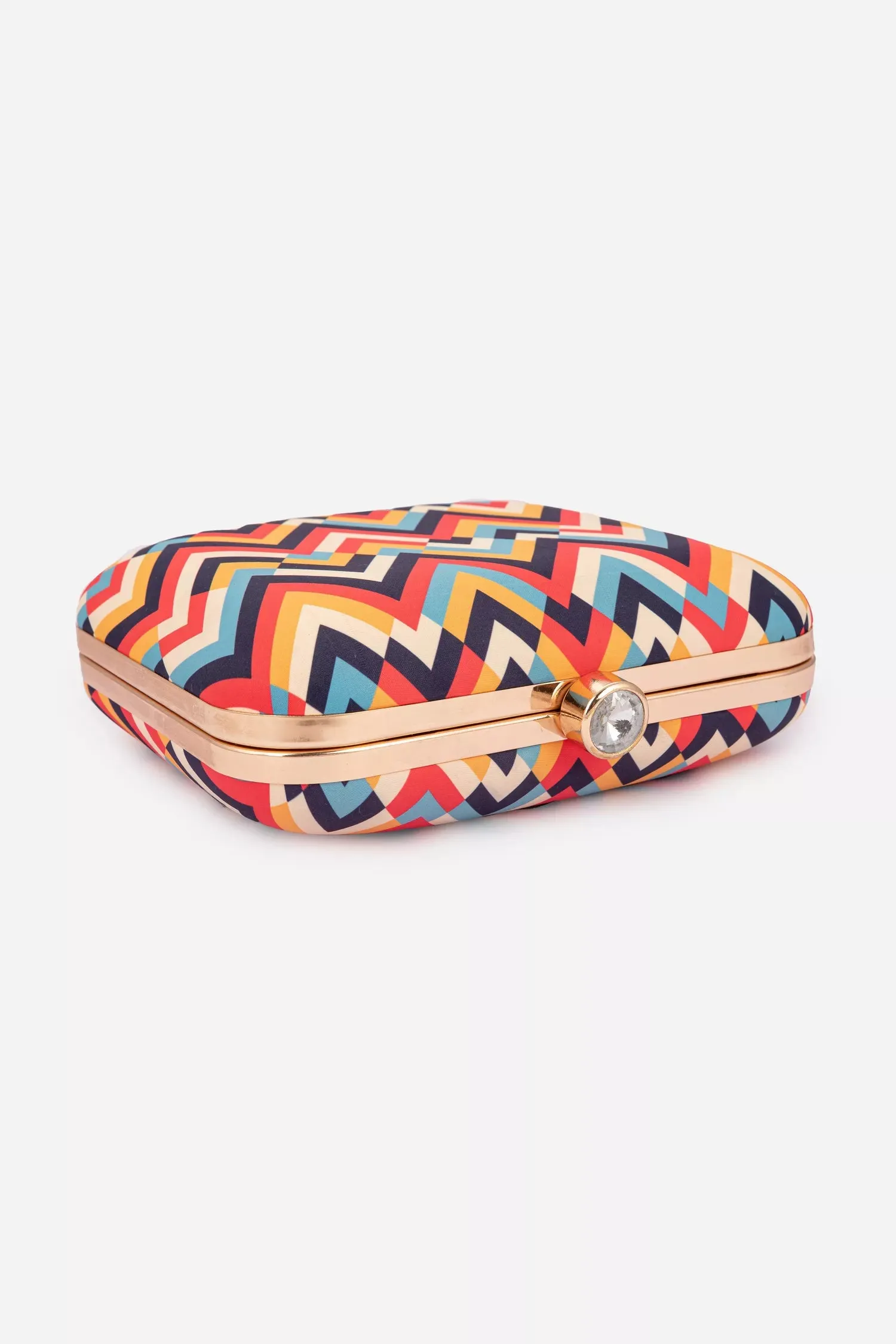 Multicolor Clutch Bag