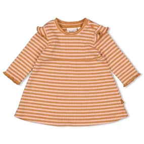 MY HAPPY PLACE 5x3 Rib Knit Jersey Stripe Dress