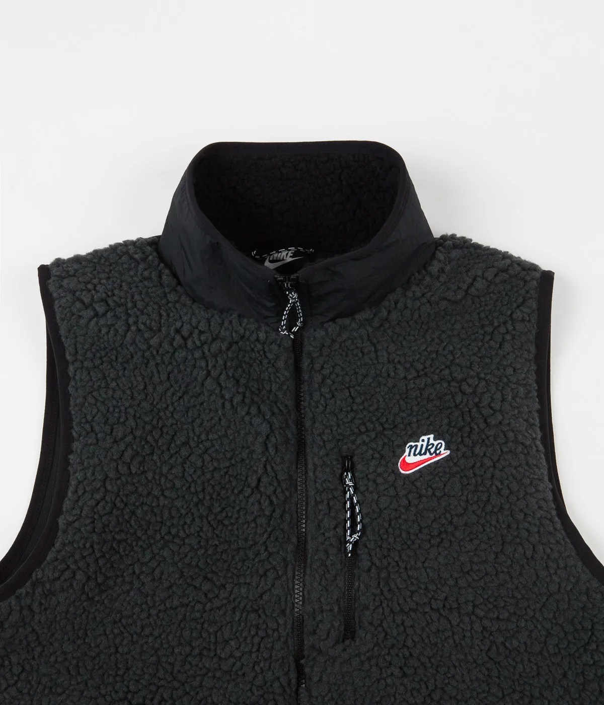 Nike Sherpa Fleece Gilet - Off Noir / Black