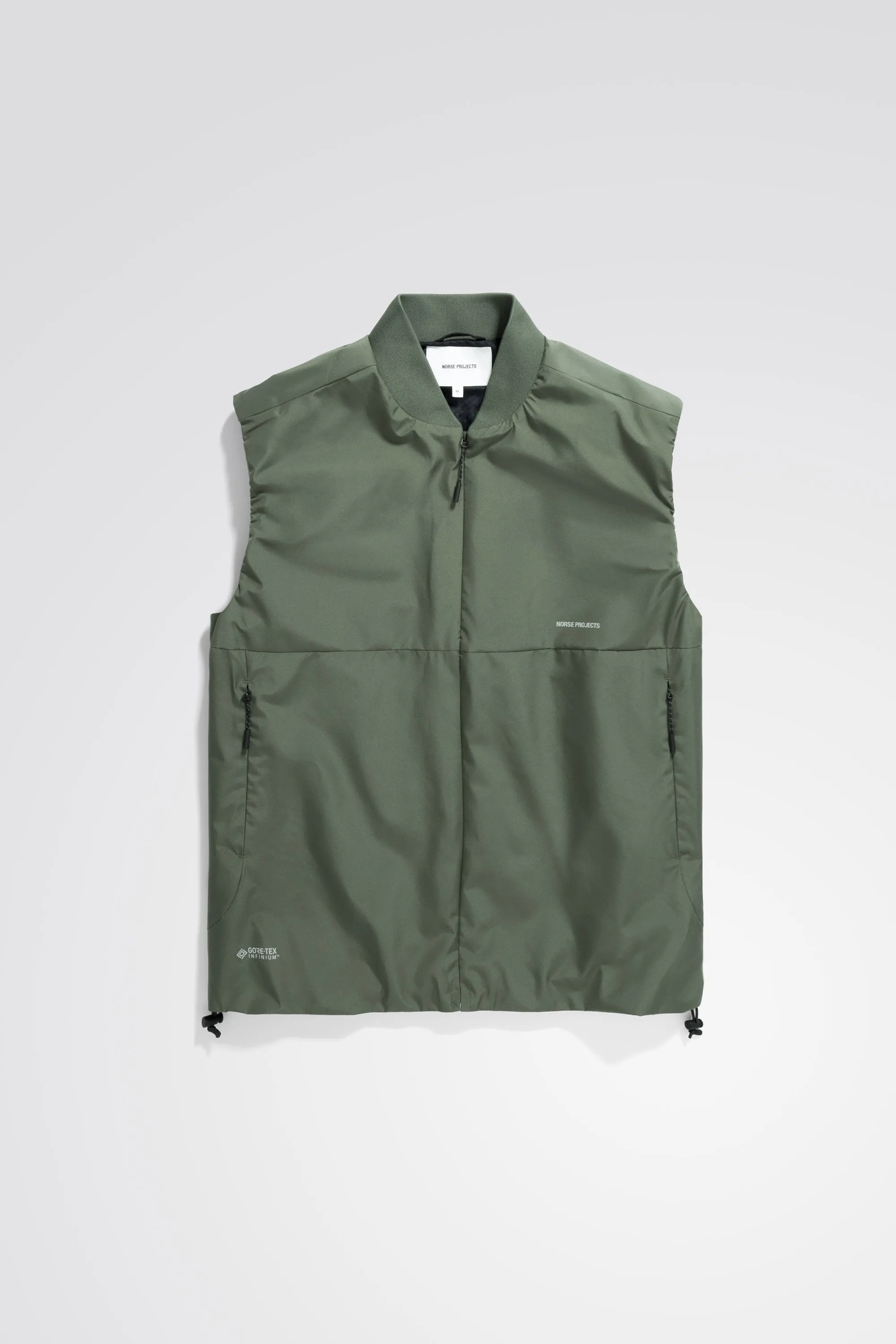 Norse Projects Gore-Tex Infinium Bomber Gilet - Green