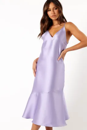 Novan Midi Dress - Lavender