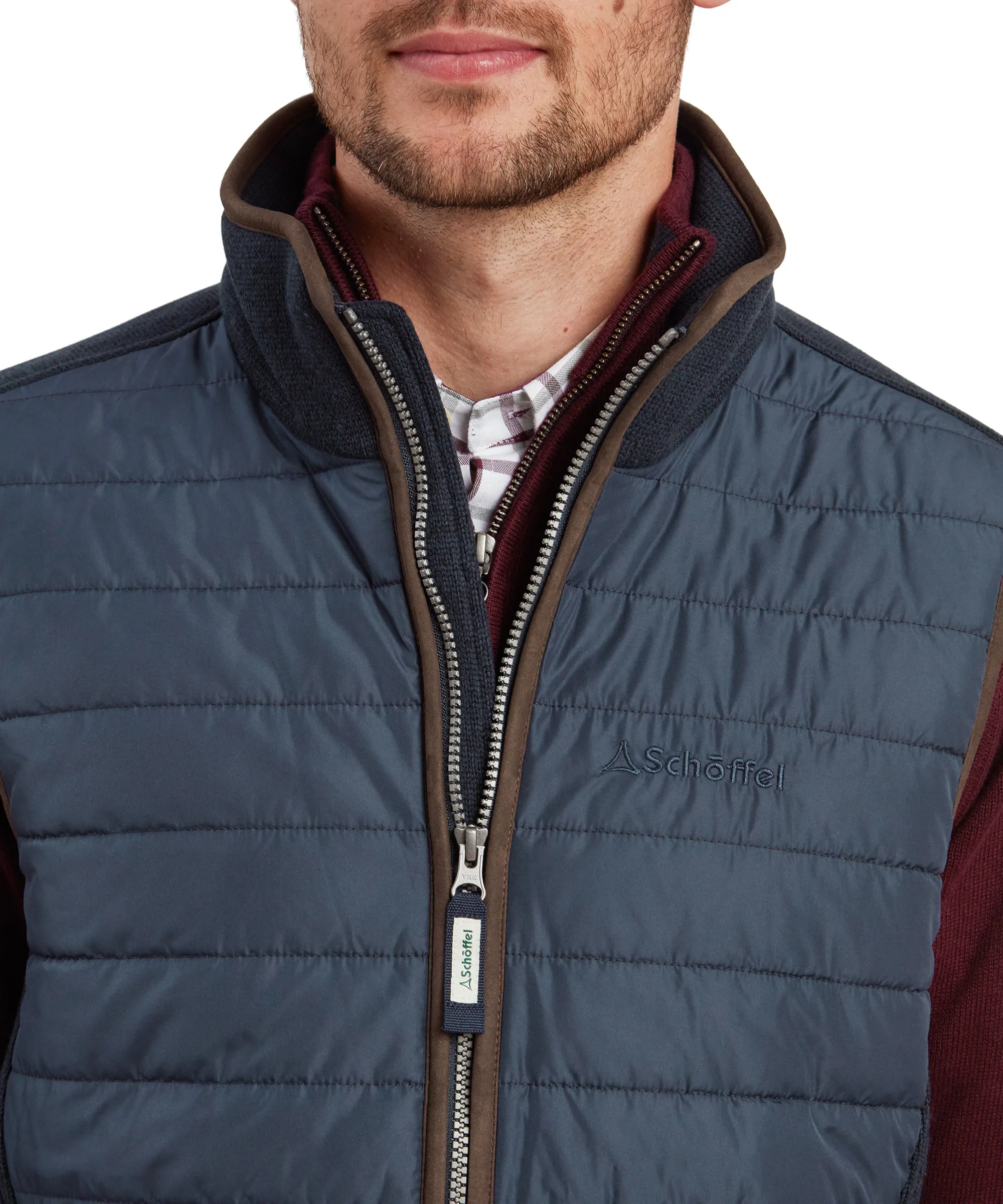 Oakham Hybrid Gilet - Petrol Blue