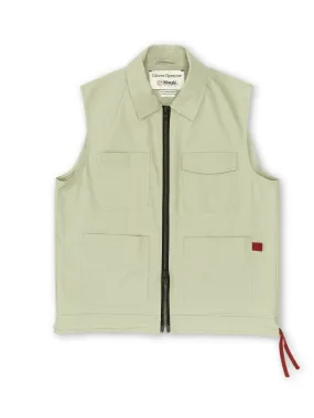 Oliver Spencer x Niwaki Scion Gardening Gilet Hyde Green