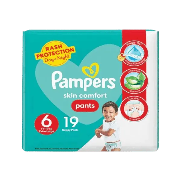 PAMPERS PANTS EXTRA LARGE 6 19 PANTS