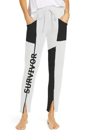 Panelled Survivor Leggings - White