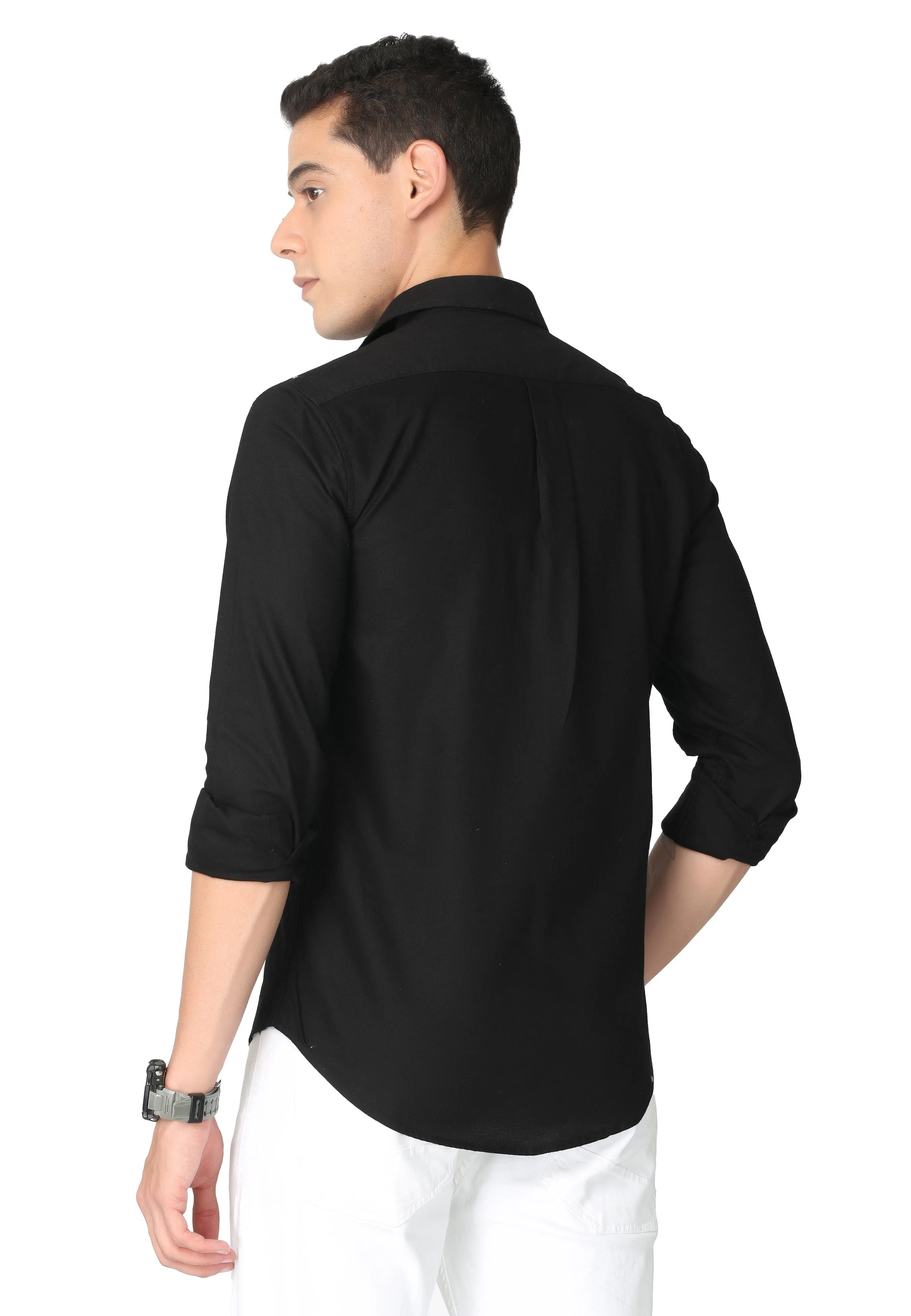 Pitch Black Double Pocket Shirt