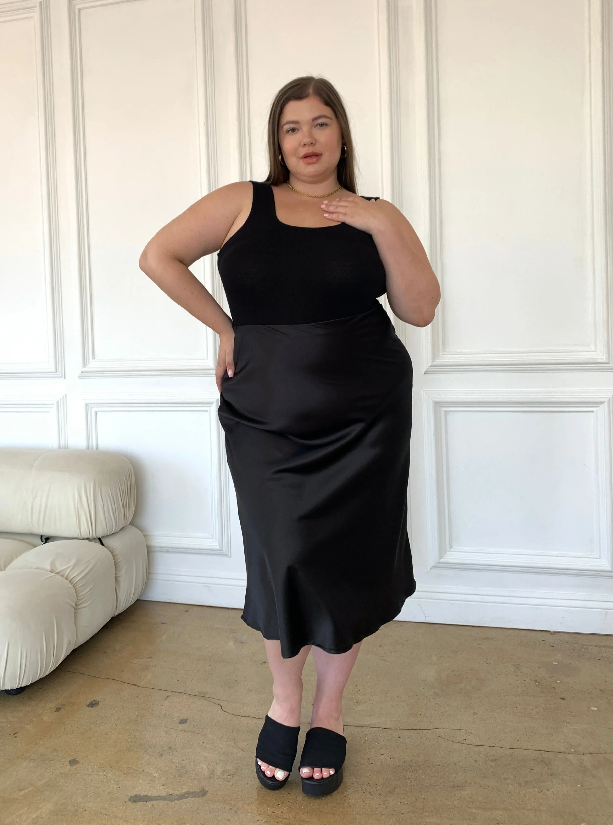 Plus Size Stretchy Tank Top