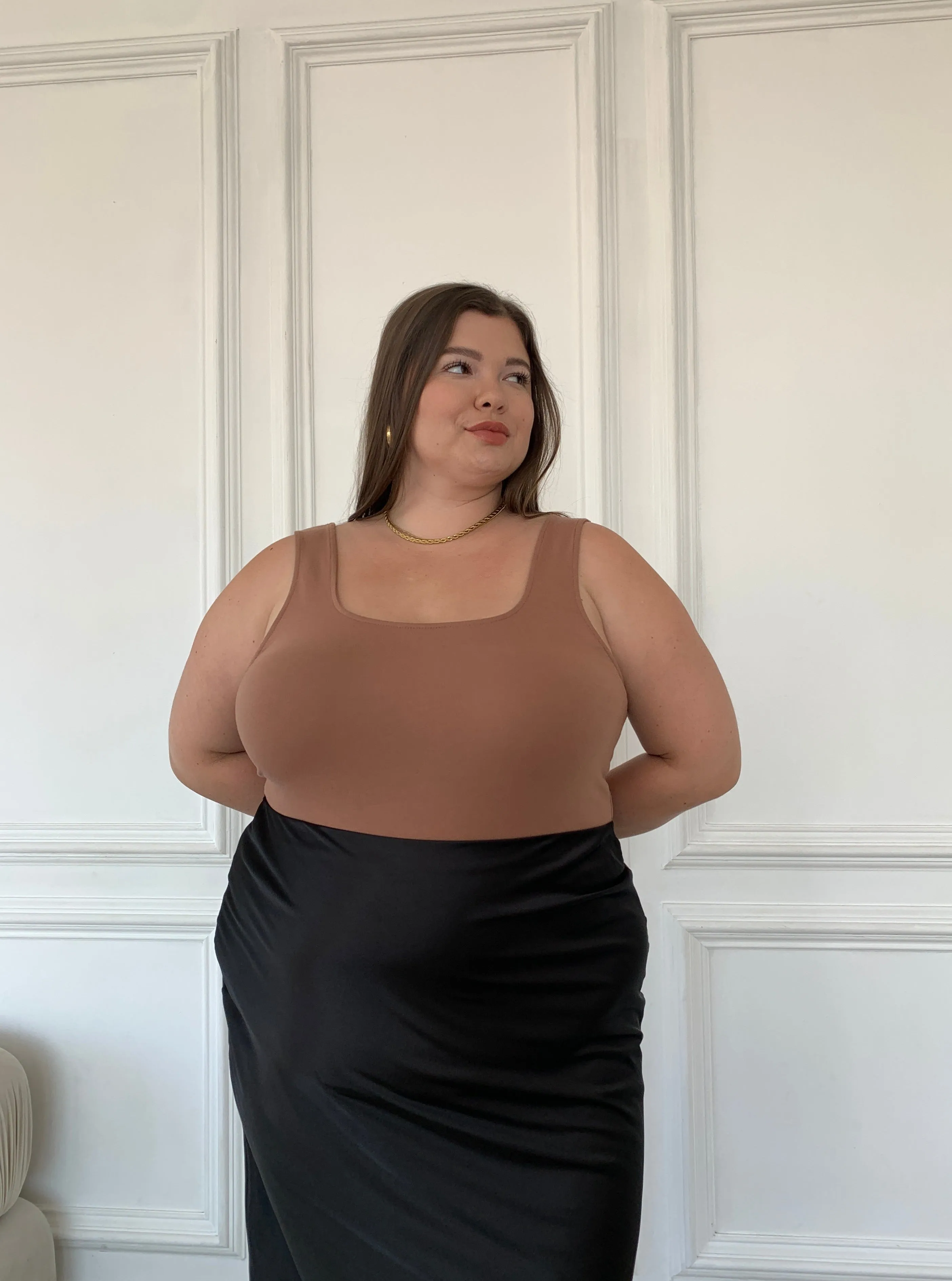 Plus Size Stretchy Tank Top