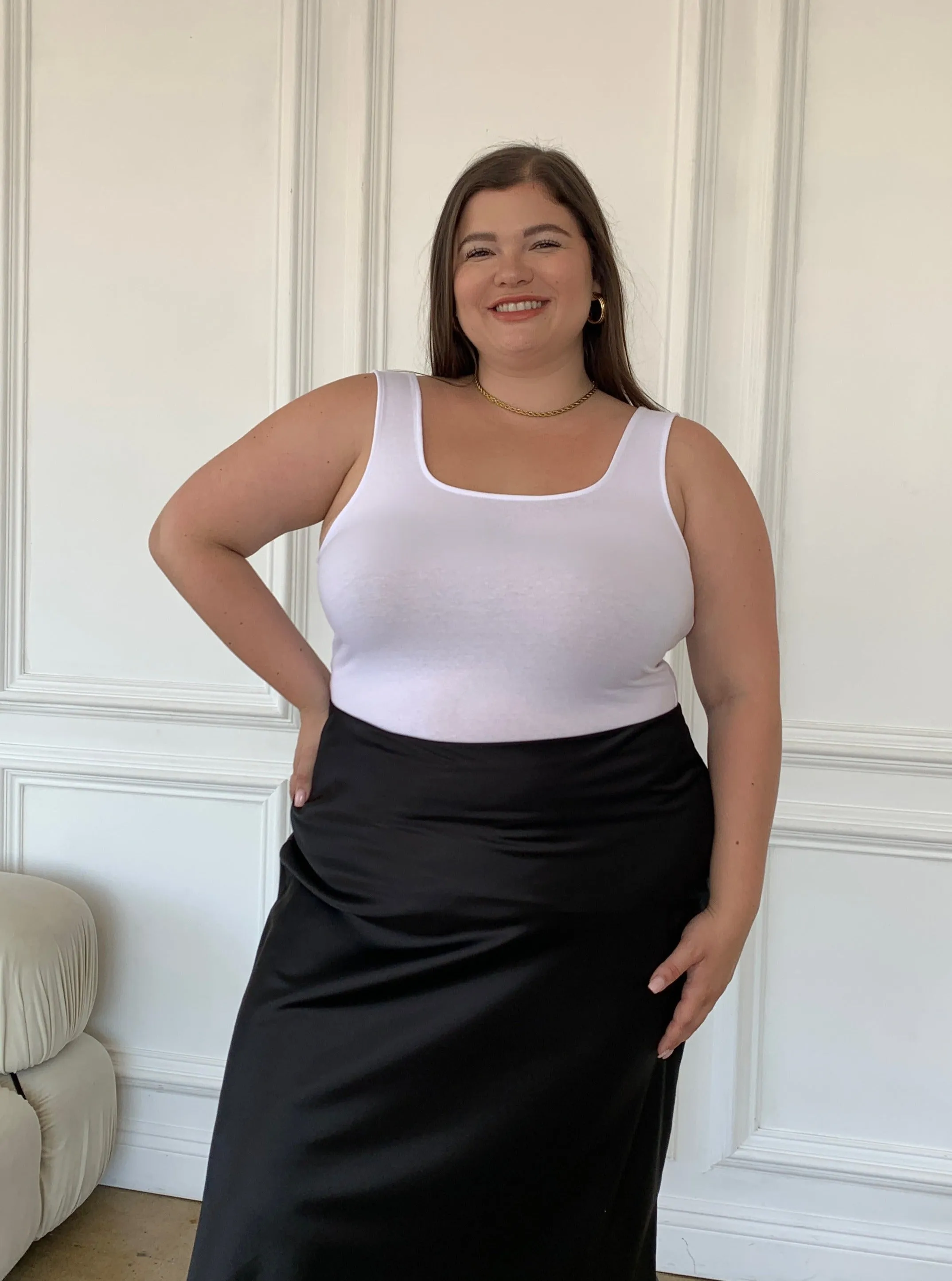 Plus Size Stretchy Tank Top