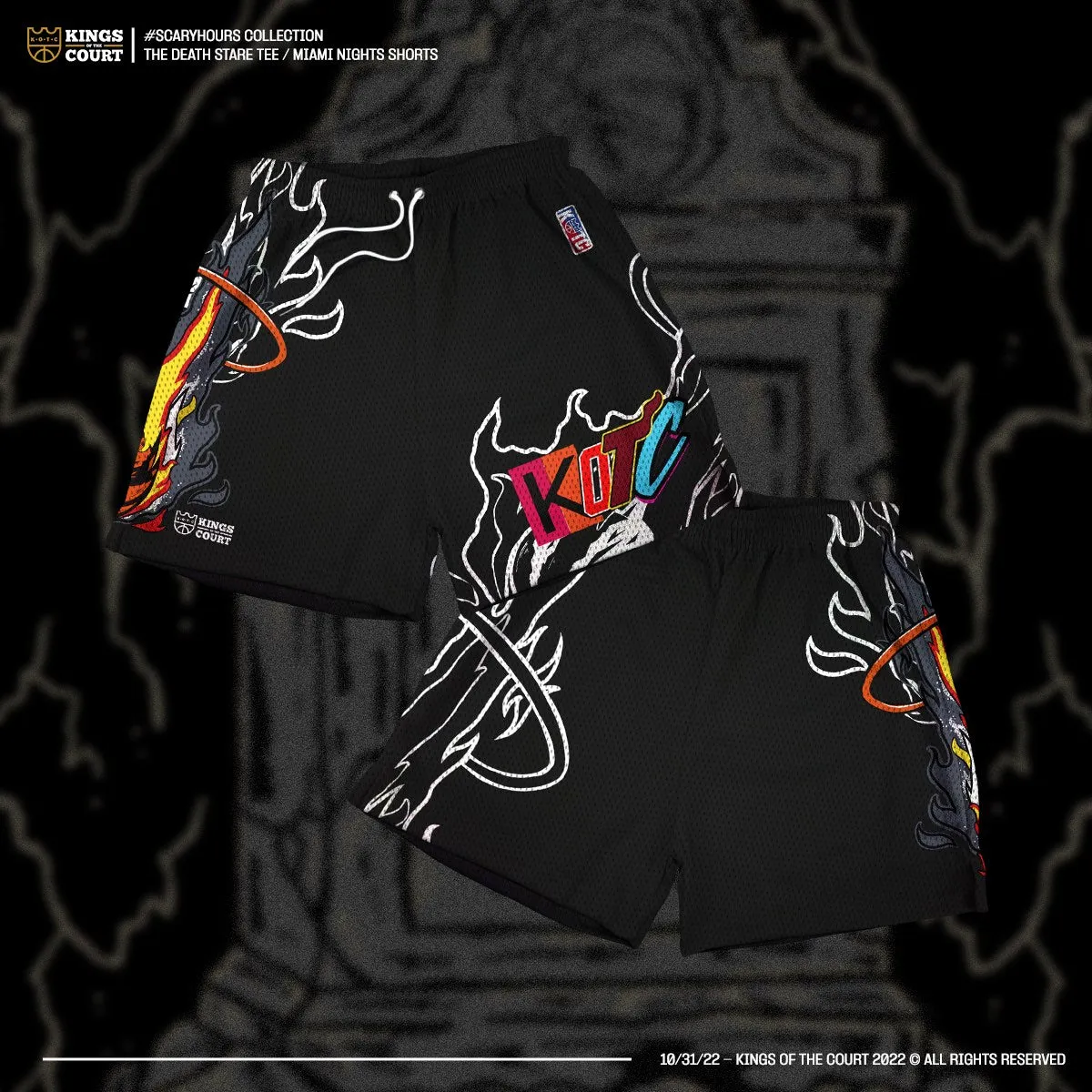 "Lebron Death Stare" T-Shirt / "Miami Nights" Mesh Shorts