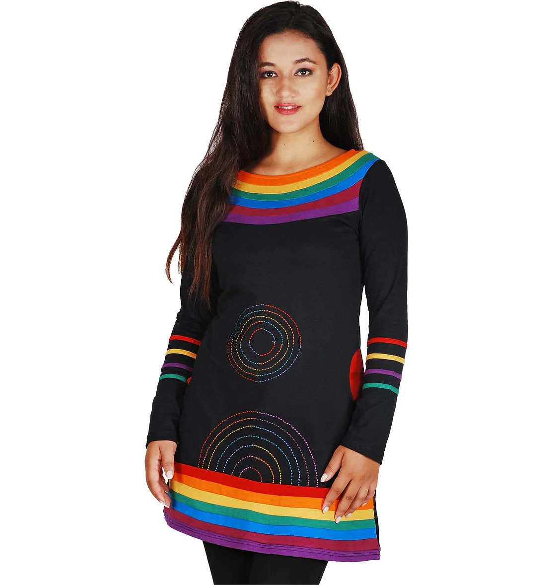 Rainbow Tunic w/Pockets