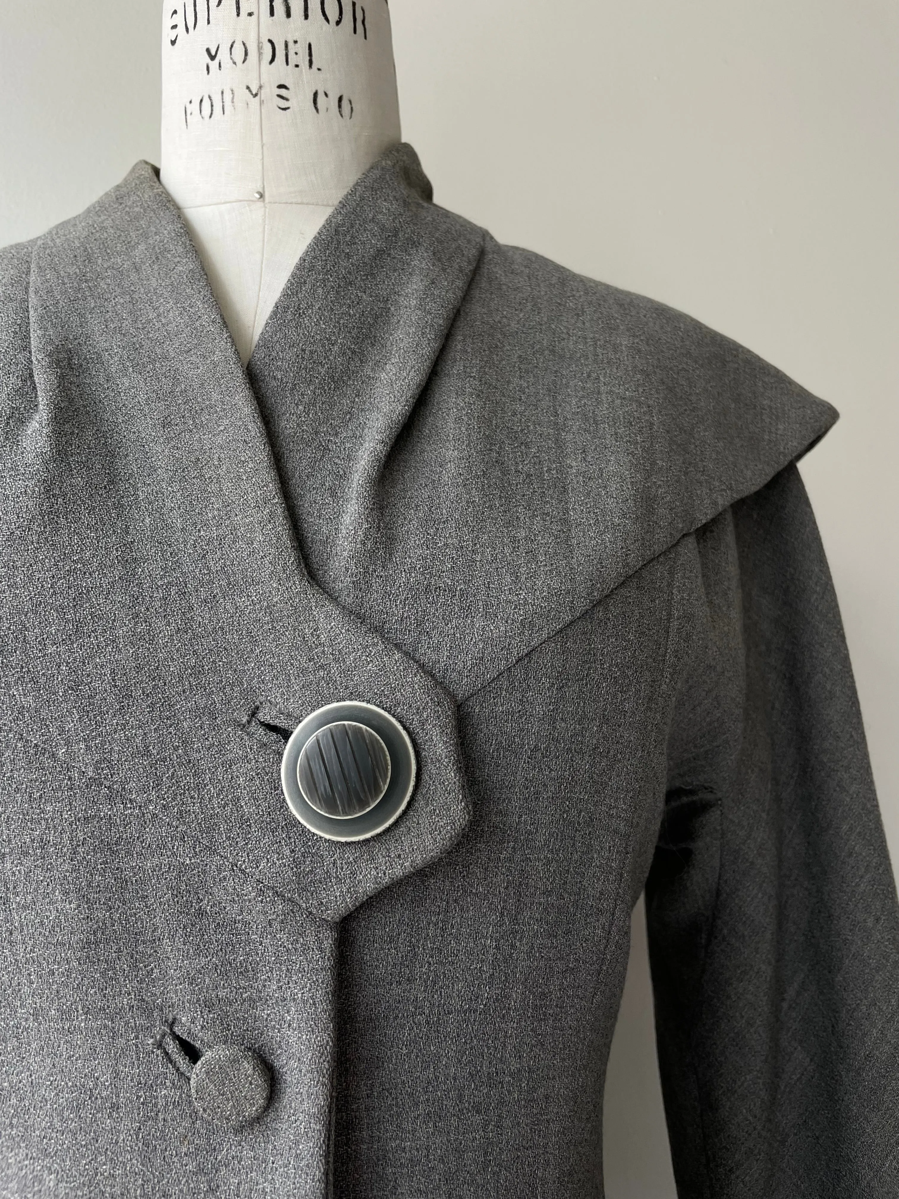 Regent Garbardine Coat | 1940s