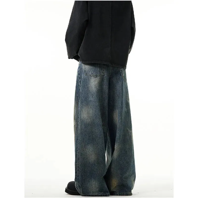 Retro High Waist Urban Wide Leg Jeans