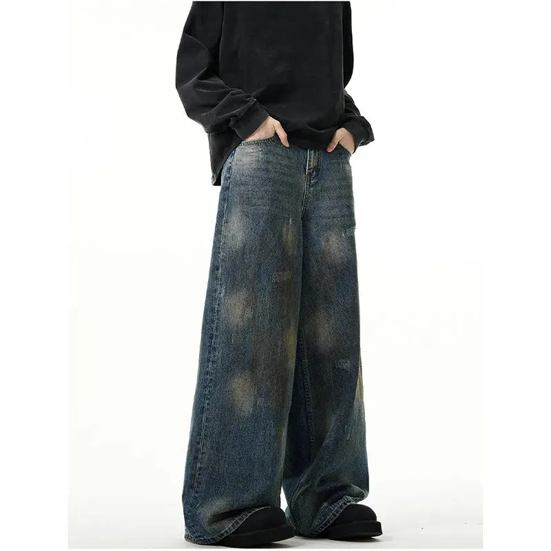 Retro High Waist Urban Wide Leg Jeans