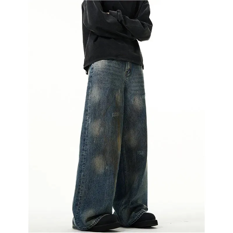 Retro High Waist Urban Wide Leg Jeans