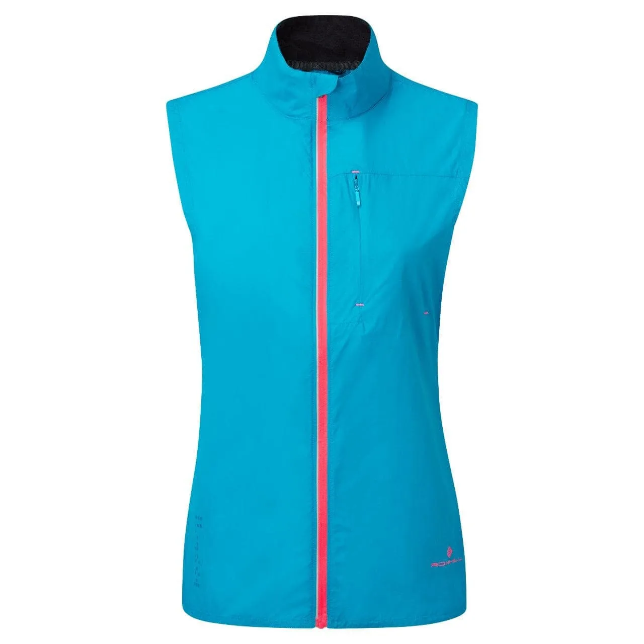 Ronhill Tech LTW Gilet (Womens) - Azure/Hot Pink