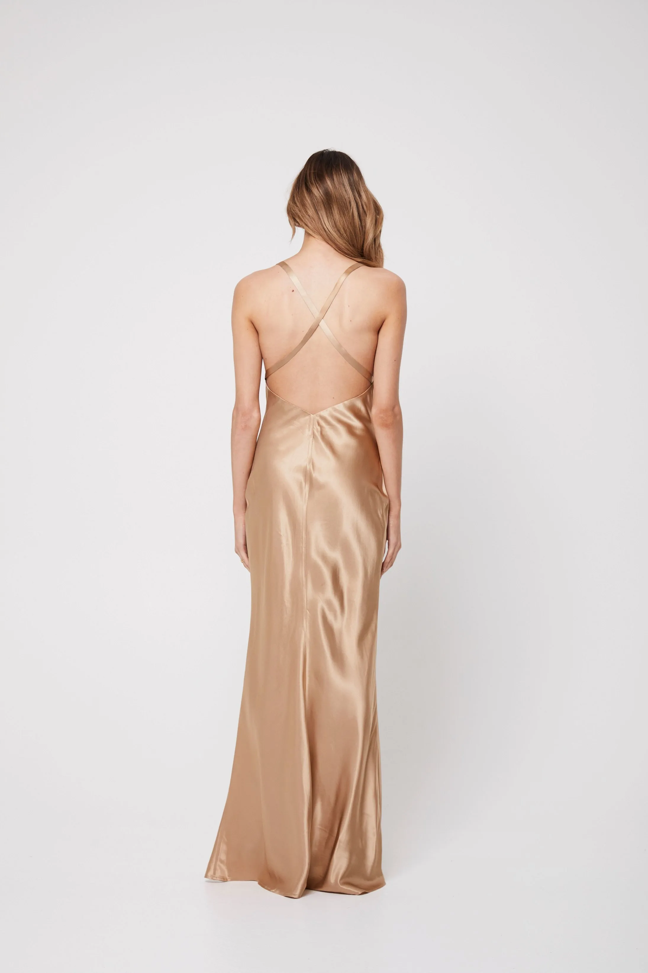 Rozalia Russian x Atoir WOMENS THE SLIP DRESS - CHAMPAGNE