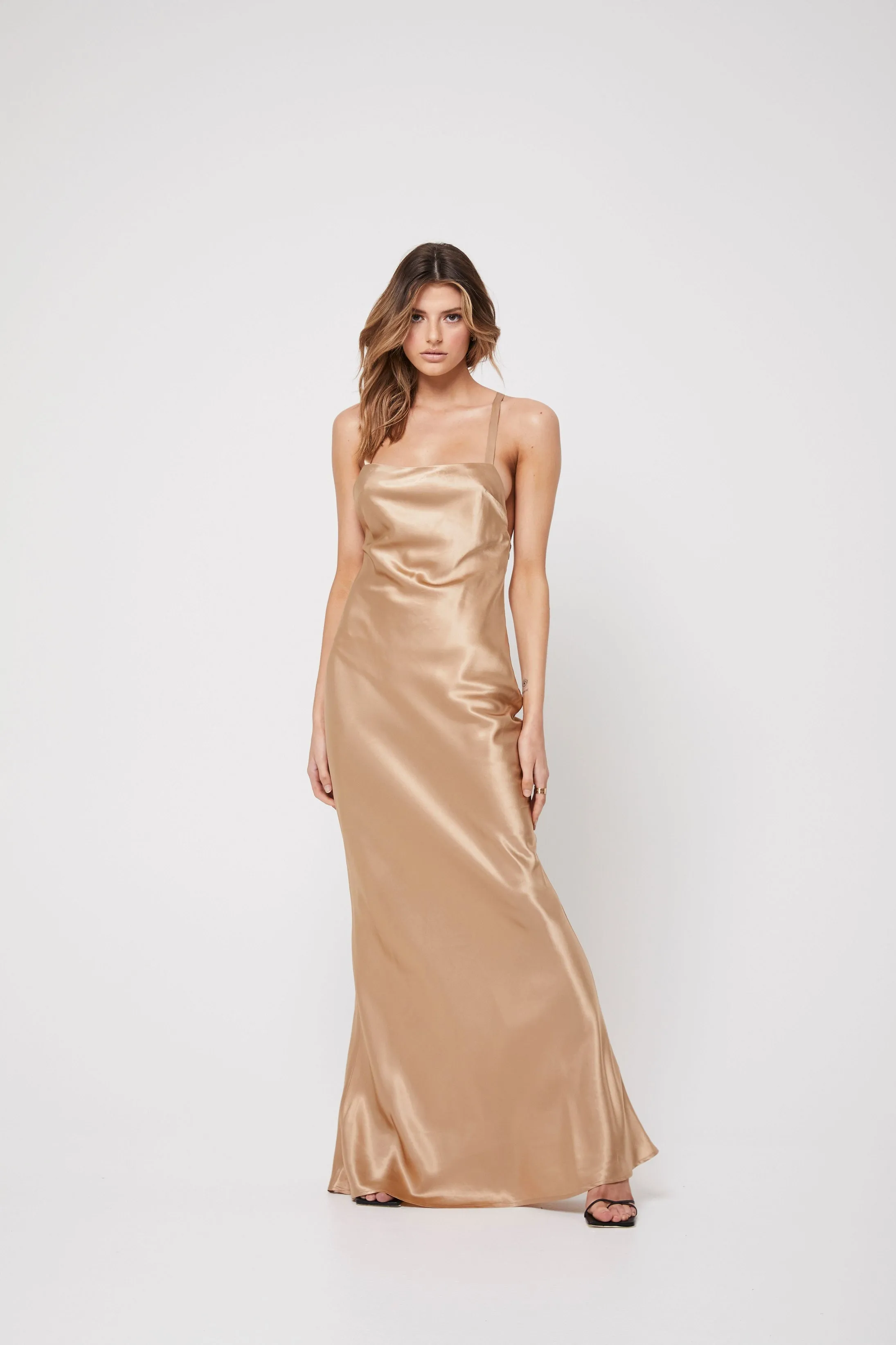 Rozalia Russian x Atoir WOMENS THE SLIP DRESS - CHAMPAGNE