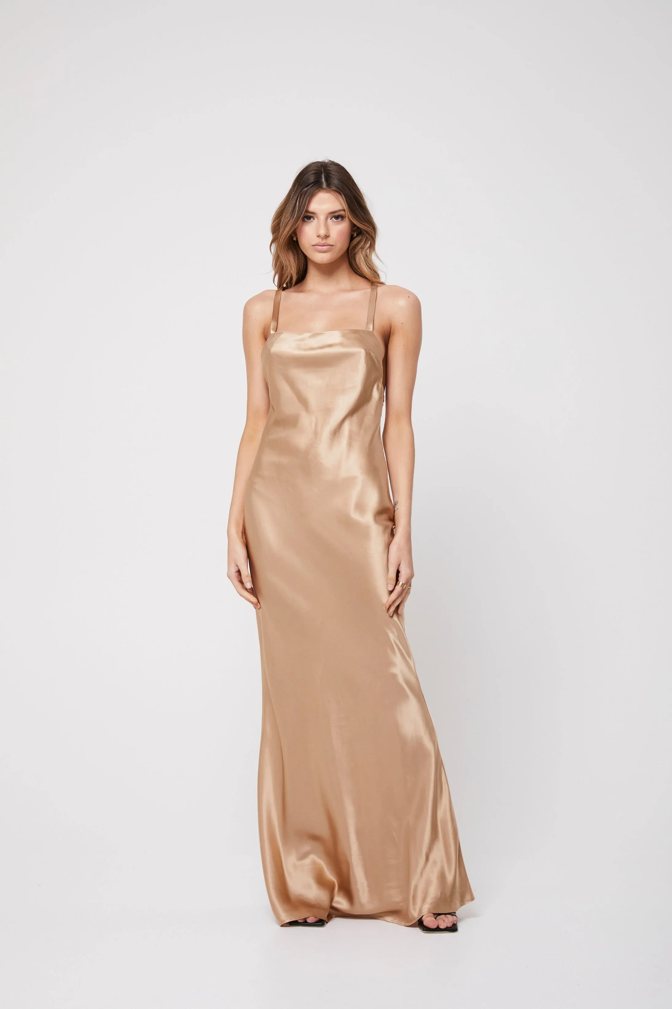 Rozalia Russian x Atoir WOMENS THE SLIP DRESS - CHAMPAGNE