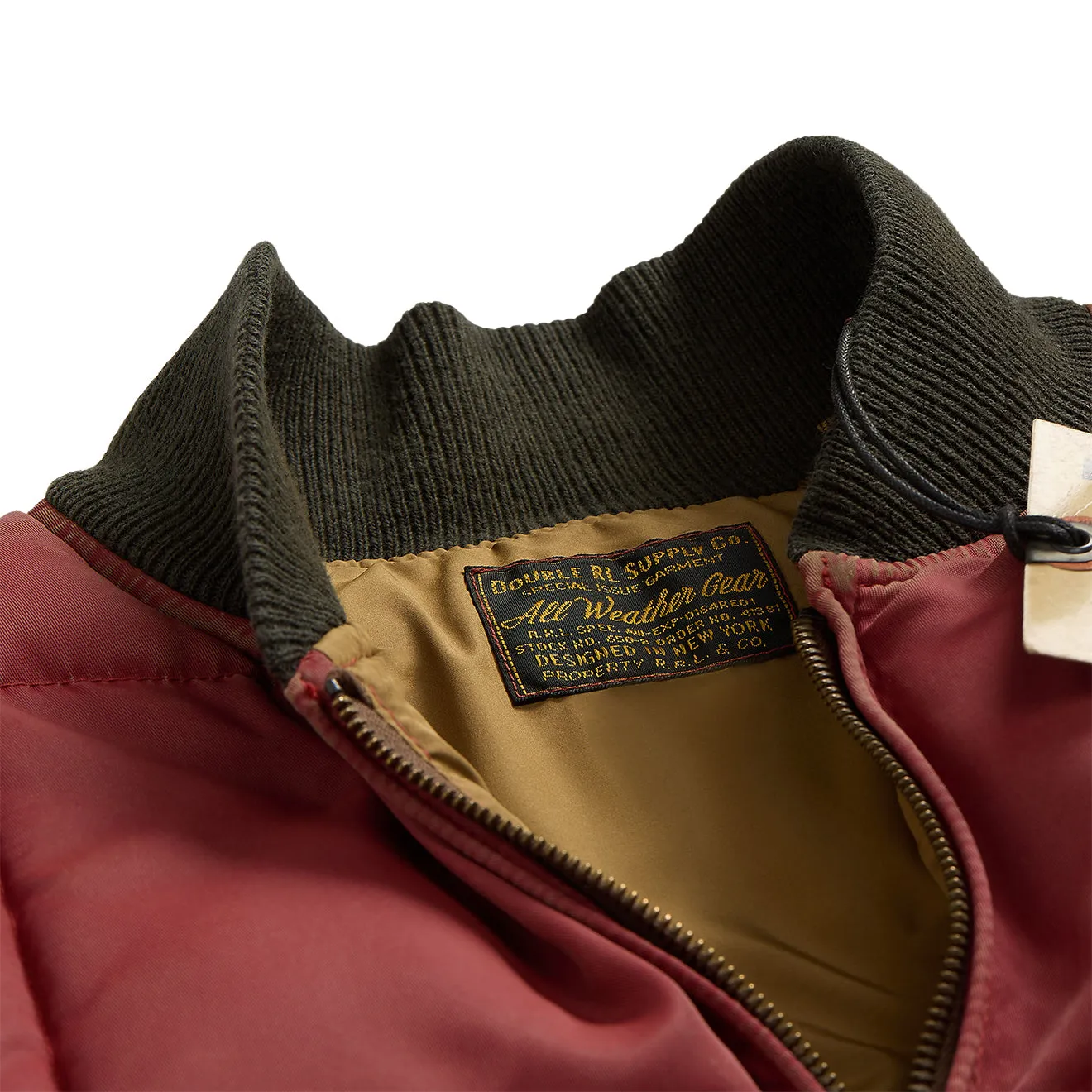 RRL by Ralph Lauren Quilted Vest Vintage Red