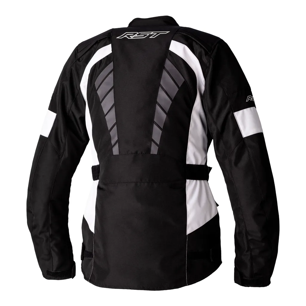 RST Alpha 5 CE Ladies Textile Jacket in Black/White