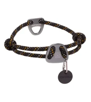 Ruffwear Knot-a-Collar™ Reflective Adjustable Rope Dog Collar (Obsidian Black)